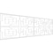 Ekena Millwork Set of Four Panels for 94 1/2"W x 28 1/4"H Loveland Fretwork Wainscot Wall Paneling WPKP14X01X47LLD - alternate 1